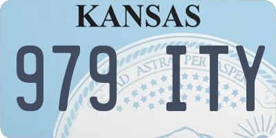 KS license plate 979ITY