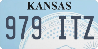 KS license plate 979ITZ