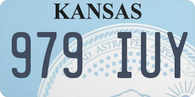 KS license plate 979IUY