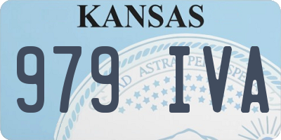 KS license plate 979IVA