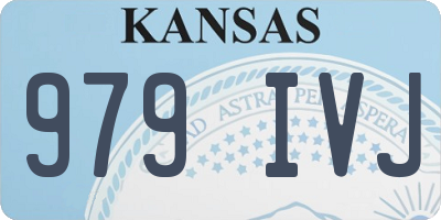 KS license plate 979IVJ
