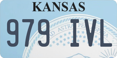 KS license plate 979IVL