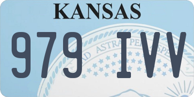 KS license plate 979IVV