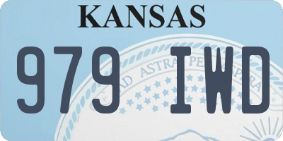 KS license plate 979IWD