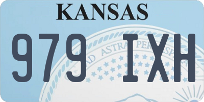KS license plate 979IXH