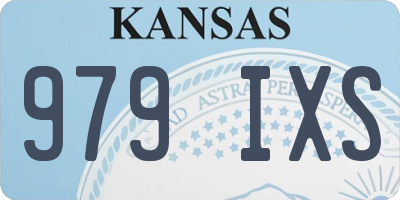 KS license plate 979IXS