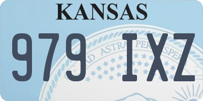 KS license plate 979IXZ