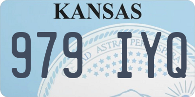 KS license plate 979IYQ