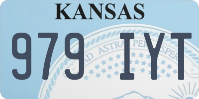 KS license plate 979IYT