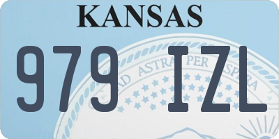 KS license plate 979IZL
