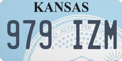 KS license plate 979IZM