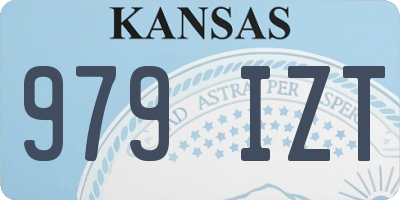 KS license plate 979IZT