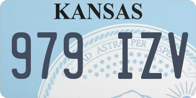 KS license plate 979IZV
