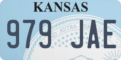KS license plate 979JAE