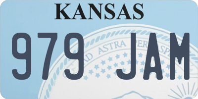 KS license plate 979JAM