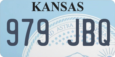 KS license plate 979JBQ