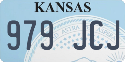 KS license plate 979JCJ