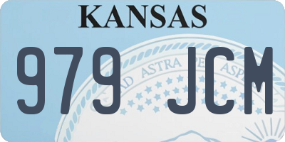KS license plate 979JCM
