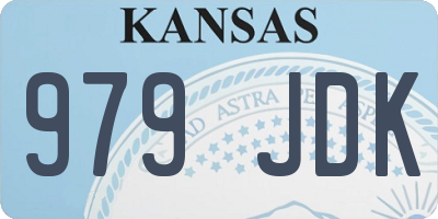 KS license plate 979JDK