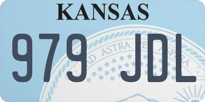 KS license plate 979JDL