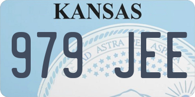 KS license plate 979JEE