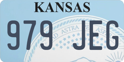 KS license plate 979JEG