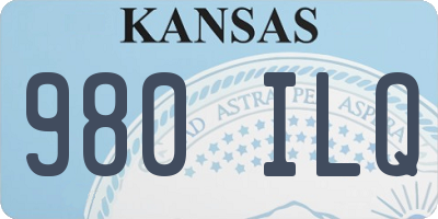 KS license plate 980ILQ