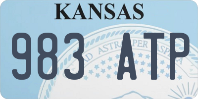 KS license plate 983ATP