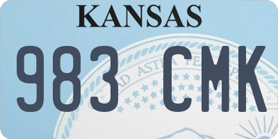 KS license plate 983CMK