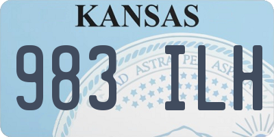 KS license plate 983ILH