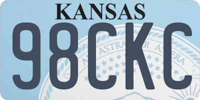 KS license plate 98CKC