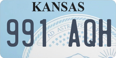 KS license plate 991AQH