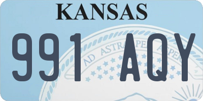 KS license plate 991AQY