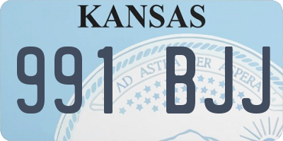 KS license plate 991BJJ