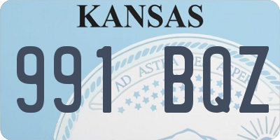 KS license plate 991BQZ