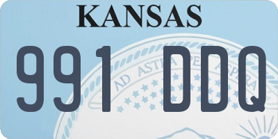 KS license plate 991DDQ