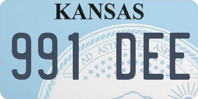 KS license plate 991DEE