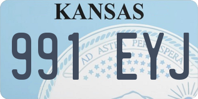 KS license plate 991EYJ