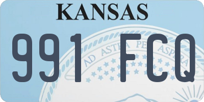 KS license plate 991FCQ