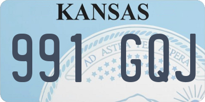 KS license plate 991GQJ