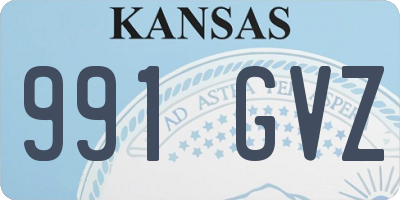 KS license plate 991GVZ