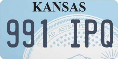KS license plate 991IPQ