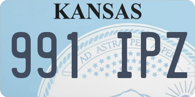 KS license plate 991IPZ