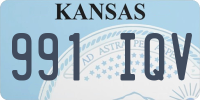 KS license plate 991IQV