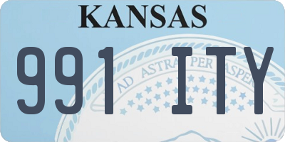 KS license plate 991ITY