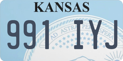 KS license plate 991IYJ