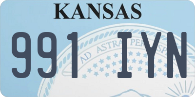 KS license plate 991IYN