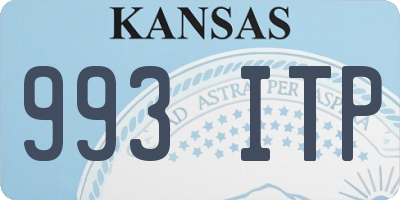 KS license plate 993ITP