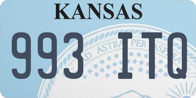 KS license plate 993ITQ