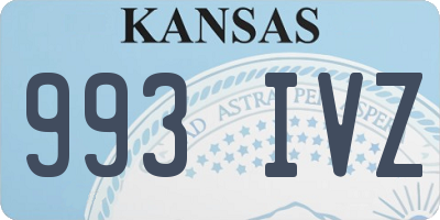 KS license plate 993IVZ